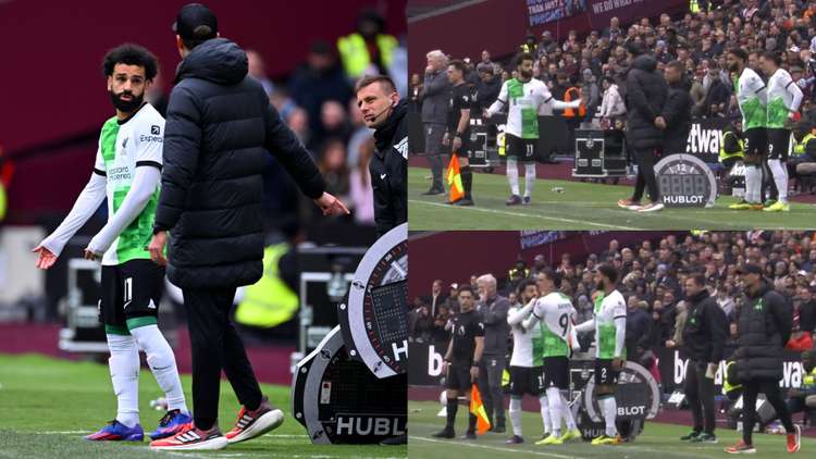 Mohamed Salah shares that the Liverpool players “laughed” about the touchline clash between Jurgen Klopp and himself, prior to his standout performance in the match against West Ham.