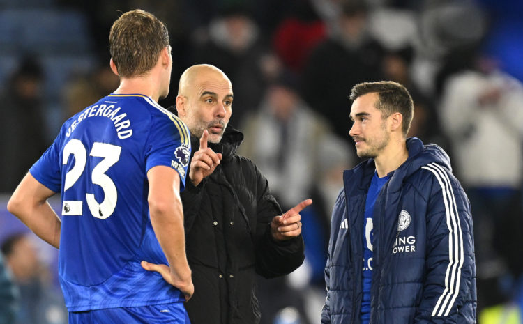 What Jannik Vestergaard did to the Leicester City fans mid-game of Man City defeat
