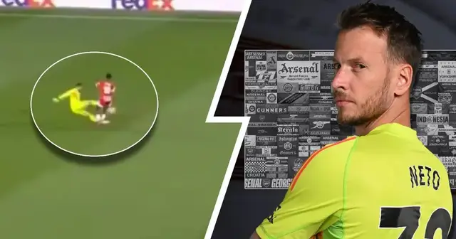 Norberto Neto’s First Touch for Arsenal Leads to Error — Almost Results in a Goal