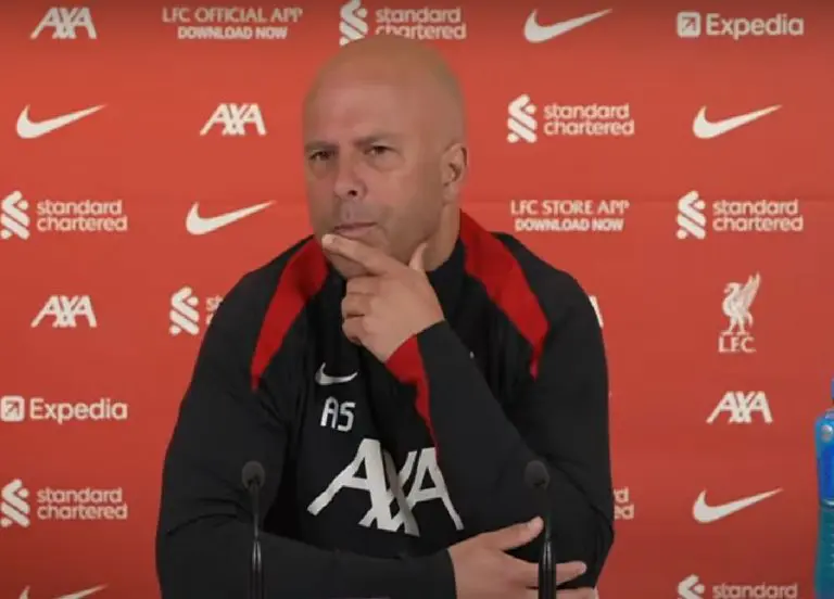 Arne Slot suggests a decision is needed and doesn’t rule out the possibility of a Liverpool player returning for the derby.